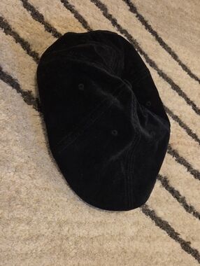 Original Penguin Black Corduroy Cap